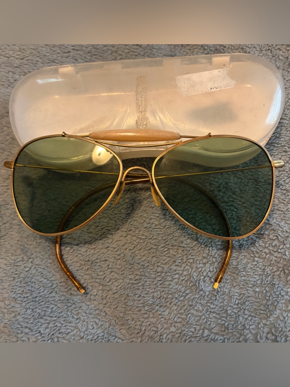 American Optical AN-6531 WWII Aviator Sunglasses